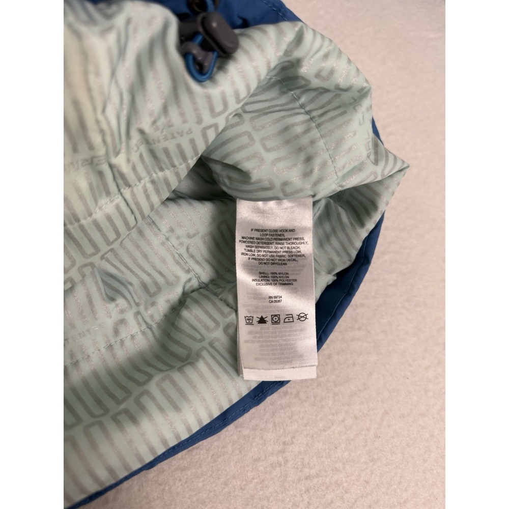 Columbia Thermal Coil Hooded Jacket Women's 3X Blue Winter Coat Insulated - Picture 6 of 12